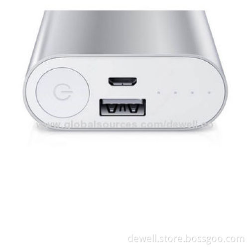 4000mAh grade A 18650 Li-ion battery USB mobile phone chargers, metal case, LED battery indicator